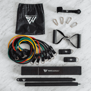 Elastiques musculation SmartWorkout, Kit d'élastiques de sport Premium